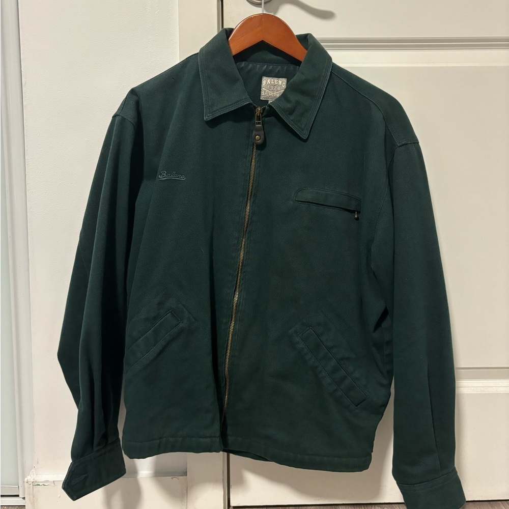 Green Cropped Baleno Jacket